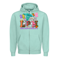 Seafoam easter lpn licensed practical nurse Zipper Hoodie - AdoDesignShop
