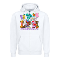 White easter lpn licensed practical nurse Zipper Hoodie - AdoDesignShop