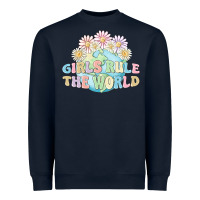 Navy girls run the world Heavyweight Sweatshirt - MaliasSmallBusiness