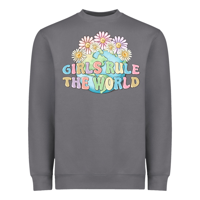 Girls Run The World Heavyweight Sweatshirt by MaliasSmallBusiness | Teevron