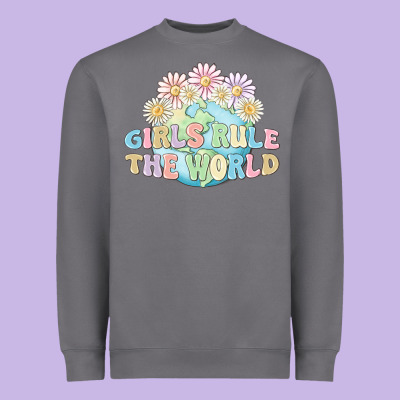 Heavyweight Sweatshirt girls run the world