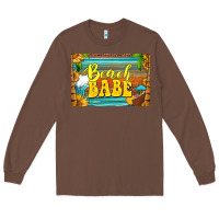 Chestnut beach babe skinny metal can holder Long Sleeve Tee - HRA Design Shop