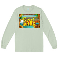 Matcha beach babe skinny metal can holder Long Sleeve Tee - HRA Design Shop