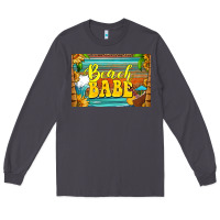 Beach Babe Skinny Metal Can Holder Long Sleeve Tee | Teevron