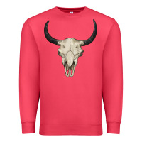 Cardinal bull skull Premium Sweatshirt - BarkalooDesign