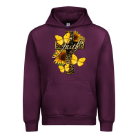 Mauve Wine Western Faith Urban Hoodie - LillyAllenDesigns