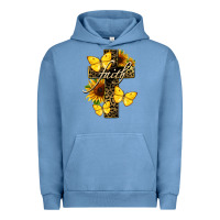 Pigment Pebble Blue Western Faith Urban Hoodie - LillyAllenDesigns
