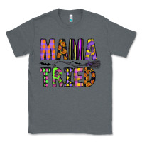 Charcoal Heather Mama Tried Classic Tee - CowhideDigitalArt
