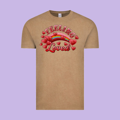 Vintage Tee Feeling Loved Valentine's Day