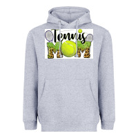 Heather Grey tennis mom Heavyweight Hoodie - BarkalooDesign