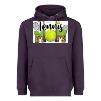 Plum tennis mom Heavyweight Hoodie - BarkalooDesign