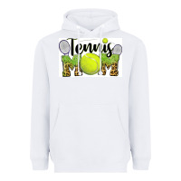 White tennis mom Heavyweight Hoodie - BarkalooDesign