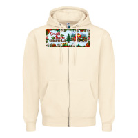 Sandshell small town christmas Zipper Hoodie - BundleAndBundleShop