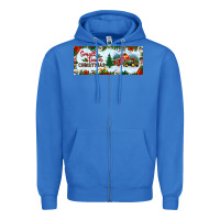 True Royal small town christmas Zipper Hoodie - BundleAndBundleShop