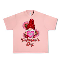 Salmon happy valentine's day gnomes with sunflower Urban Heavy Tee - RanaPortraitStore