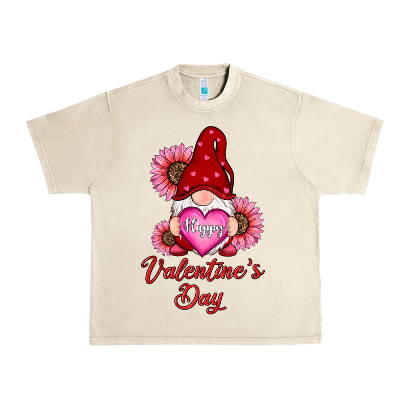 Happy Valentine's Day Gnomes With Sunflower Urban Heavy Tee by RanaPortraitStore | Teevron