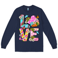 Navy Love Easter Long Sleeve Tee - Neo Western