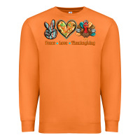 Carrot peace love thanksgiving Premium Sweatshirt - BarkalooDesign