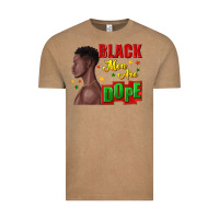 Vintage Coffee black men are dope black man Vintage Tee - texasbilliewilder