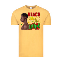 Vintage Mustard black men are dope black man Vintage Tee - texasbilliewilder