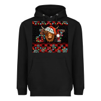 Black joy shaggy cow christmas Heavyweight Hoodie - Jasminsmagicworld