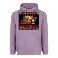Lavender joy shaggy cow christmas Heavyweight Hoodie - Jasminsmagicworld