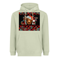 Matcha joy shaggy cow christmas Heavyweight Hoodie - Jasminsmagicworld
