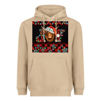 Mushroom joy shaggy cow christmas Heavyweight Hoodie - Jasminsmagicworld
