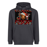 Smoke joy shaggy cow christmas Heavyweight Hoodie - Jasminsmagicworld
