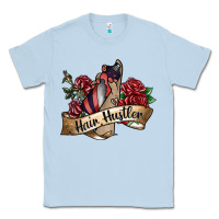 Dusty Blue hair hustler spray Classic Tee - SublimationCraftShop
