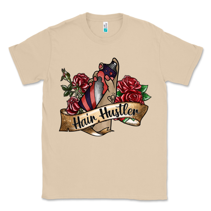 Hair Hustler Spray Classic Tee by SublimationCraftShop | Teevron