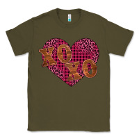 Army Green xoxo Classic Tee - BarkalooDesign
