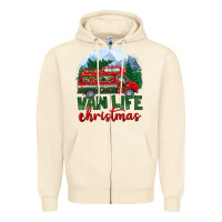 Sandshell van life christmas Zipper Hoodie - BundleAndBundleShop