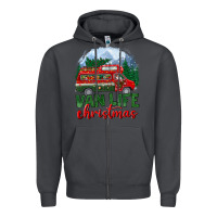 Smoke van life christmas Zipper Hoodie - BundleAndBundleShop