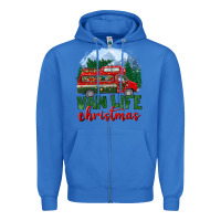True Royal van life christmas Zipper Hoodie - BundleAndBundleShop