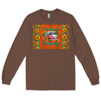 Chestnut i'd rather be camping skinny metal can holder Long Sleeve Tee - HRA Design Shop