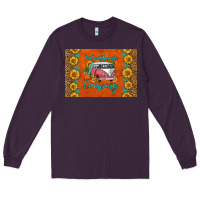 Plum i'd rather be camping skinny metal can holder Long Sleeve Tee - HRA Design Shop