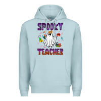 Blue Mist spooky teacher Premium Hoodie - NancyCooperArtShop