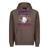 Coffee spooky teacher Premium Hoodie - NancyCooperArtShop