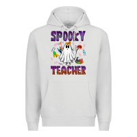 Dove Grey spooky teacher Premium Hoodie - NancyCooperArtShop