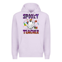 Lilac spooky teacher Premium Hoodie - NancyCooperArtShop