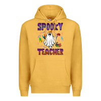 Mustard spooky teacher Premium Hoodie - NancyCooperArtShop
