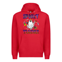 Red spooky teacher Premium Hoodie - NancyCooperArtShop