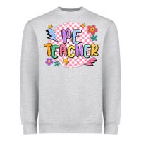 Heather Grey pe teacher Heavyweight Sweatshirt - MaliasSmallBusiness
