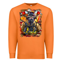 Carrot firefighter axe and ladder Premium Sweatshirt - LillyAllenDesigns