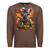 Chestnut firefighter axe and ladder Premium Sweatshirt - LillyAllenDesigns