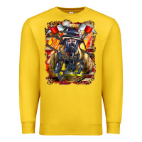 Lemon firefighter axe and ladder Premium Sweatshirt - LillyAllenDesigns