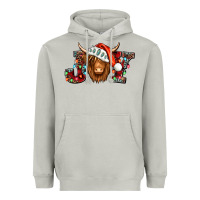 Moon Dust joy christmas shaggy cow Heavyweight Hoodie - Jasminsmagicworld