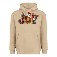 Mushroom joy christmas shaggy cow Heavyweight Hoodie - Jasminsmagicworld