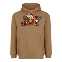 Toasted Coconut joy christmas shaggy cow Heavyweight Hoodie - Jasminsmagicworld